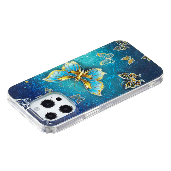 Electroplating Soft TPU Phone Case For iPhone 15 Pro Max(Butterflies)