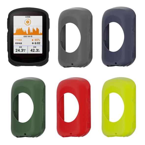 For Garmin Edge 540 / 840 Stopwatch Silicone Protective Case(Army Green)