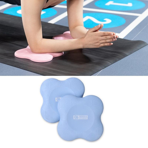 Flat Support Elbow Pads Yoga Knee Pads(Light Blue)