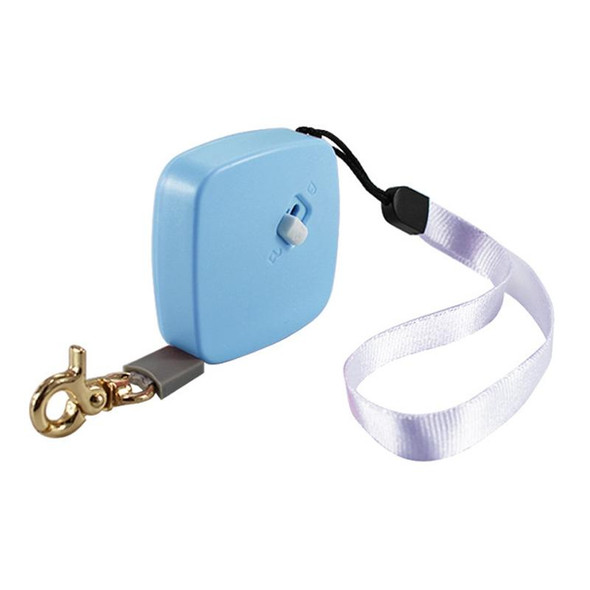 Automatic Telescopic Dog Traction Rope Small Pet Retractor(Square Blue)