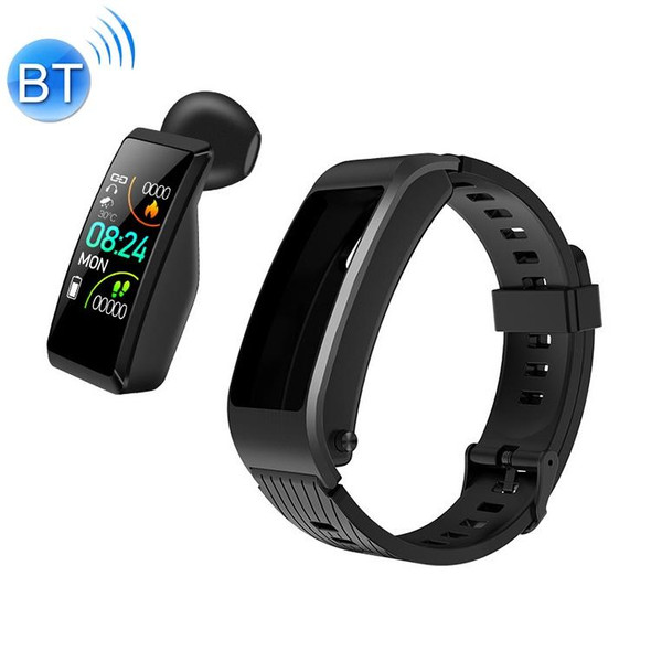 S2 1.08 inch TFT Color Screen Smart Watch, Silicone Strap ,IP67 Waterproof, Support Call Reminder /Heart Rate Monitoring/Sleep Monitoring/Blood Oxygen Monitoring/Blood Pressure Monitoring(Black)