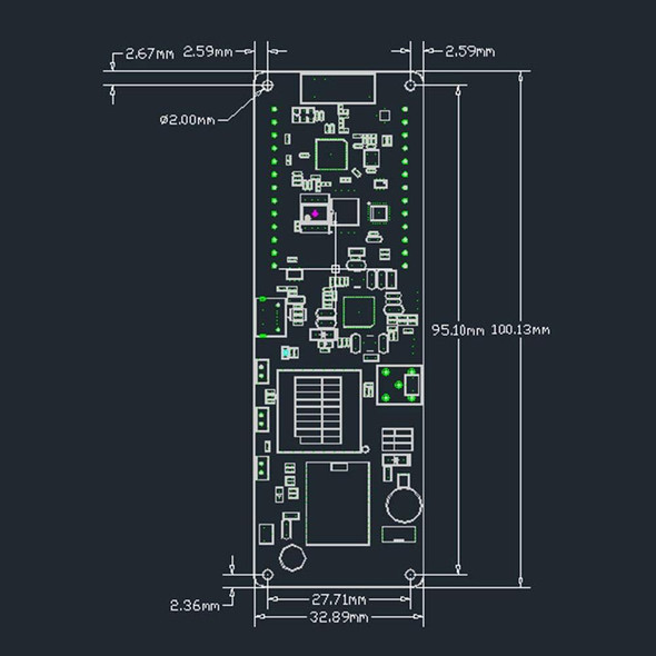 TTGO T-Beamv1.0 ESP32 Chipset Bluetooth WiFi Module 433MHz LoRa NEO-6M GPS Module with SMA Antenna, Original Version