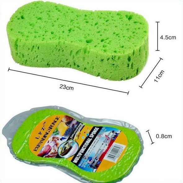 10 PCS Honeycomb Car Wash Sponge Large Vacuum Compression Sponge Car Beauty Waxing Tool(Random Colour Delivery)