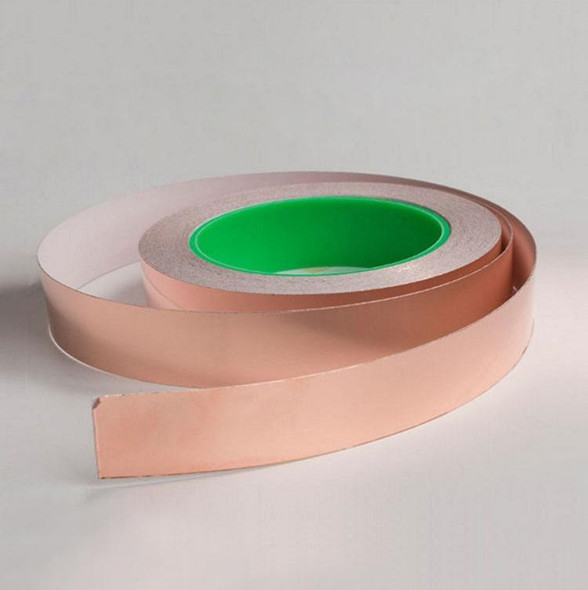 Pure Copper Double-sided Conductive Copper Foil Tape Signal Masking Tape, Size: 20m x 30mm