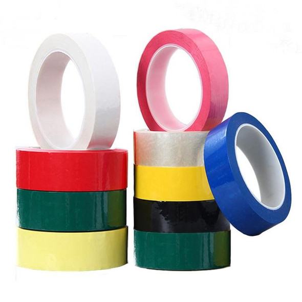 10 Volumes High-Temp Insulation Adhesive Mara Tape for Transformer Motor Capacitor Coil Wrap, Size: 60m x 10mm, Random Color Delivery