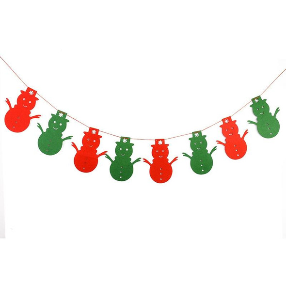 4 PCS Creative Christmas Pull Flags Christmas Decorations, Random Style Delivery