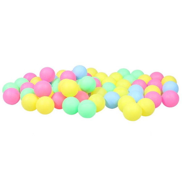 60 PCS Colored Barrel Table Tennis for Entertainment / Drawing / Decoration