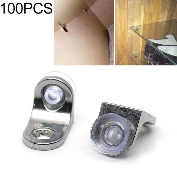 100 PCS Round Thickened Zinc Alloy Bright Layer Sucker Plate Bracket, D, Weight: 4.2g