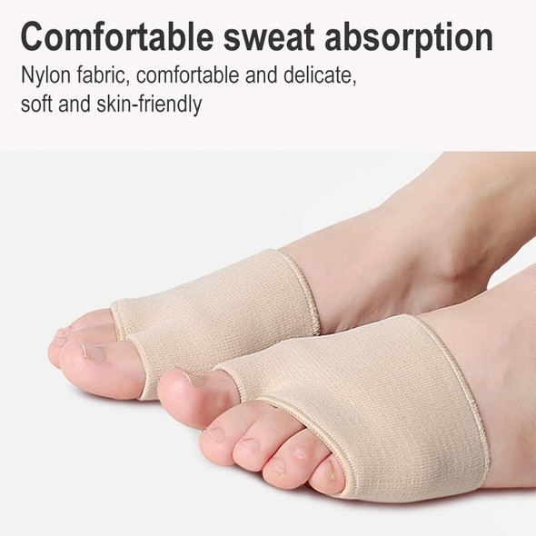 2 PCS 027 Oblique Thread Foot Guard Forefoot Pad Non-slip Split Toe Cover