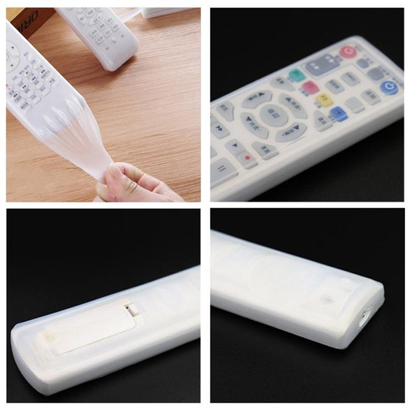 5 PCS Smart TV Box Remote Control Waterproof Dustproof Silicone Protective Cover, Size: 21*5*2cm