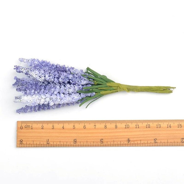 10 PCS DIY Wreath Material Artificial Flowers PE Mini Lavender Wedding Home Decoration(Orange)