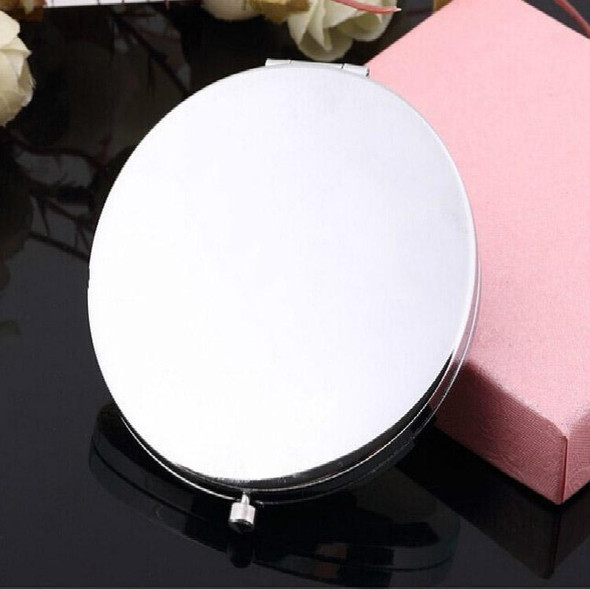 Double-sided Mirror Portable Makeup Mirror Rhinestone Flower Folding Mirror