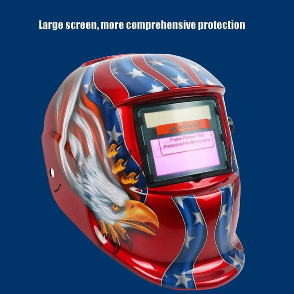 Solar Automatic Darkening Welding Mask Argon Arc Welding Helmet(Lightning)