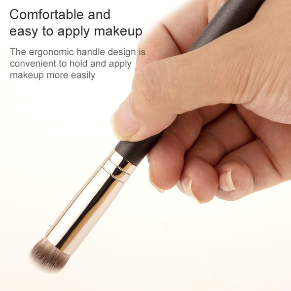 4 PCS Fiber Hair Makeup Brush Wooden Handle Foundation Brush, Style:191 Foundation Brush