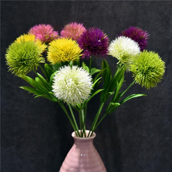 10 PCS Artificial Flowers Dandelion Plastic Flower Wedding Home Valentine Decoration(Pink)