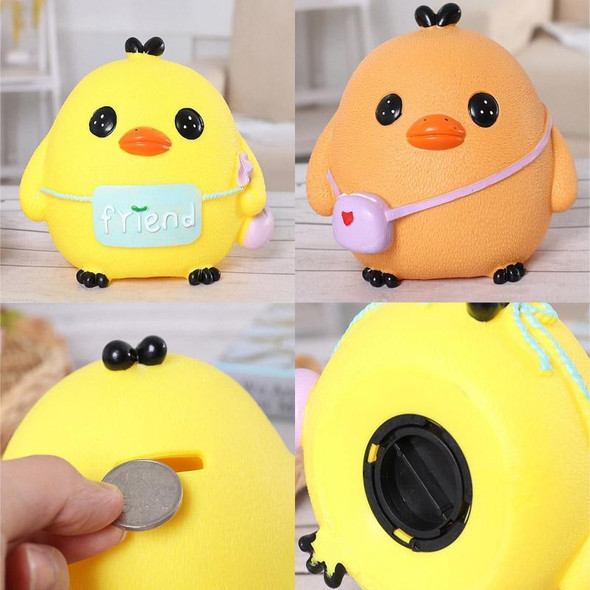 Children Toys Money Chicken Saving Boxes Cute Cartoon Coin Money Box, Size:13x11x11cm(Yellow)