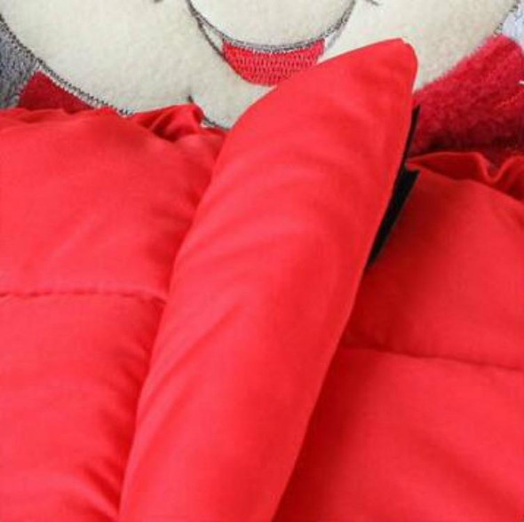 Newborn Baby Stroller Sleeping Bag Infant Go out Swaddle Winter, Size:82x45x38cm(Red)