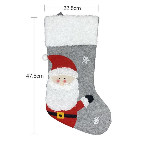 Christmas Decorations Gift Bags Ornaments Holiday Dress Up Christmas Socks(Senior)
