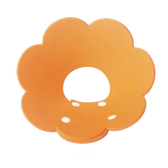 3 PCS Pet EVA Sponge Lick-proof Sterilization Collar, Size:S 15-21cm(Orange)