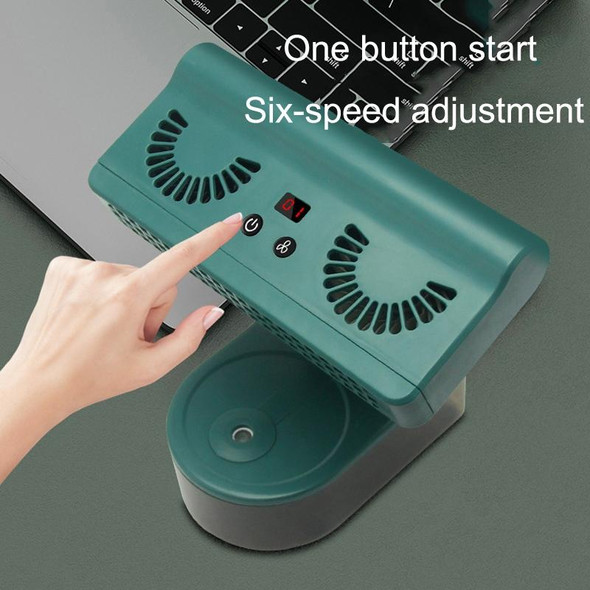 Desktop Mini Cold Air Fan  Home Humidifier Mist Air Conditioning Fan, Spesification: USB Plug