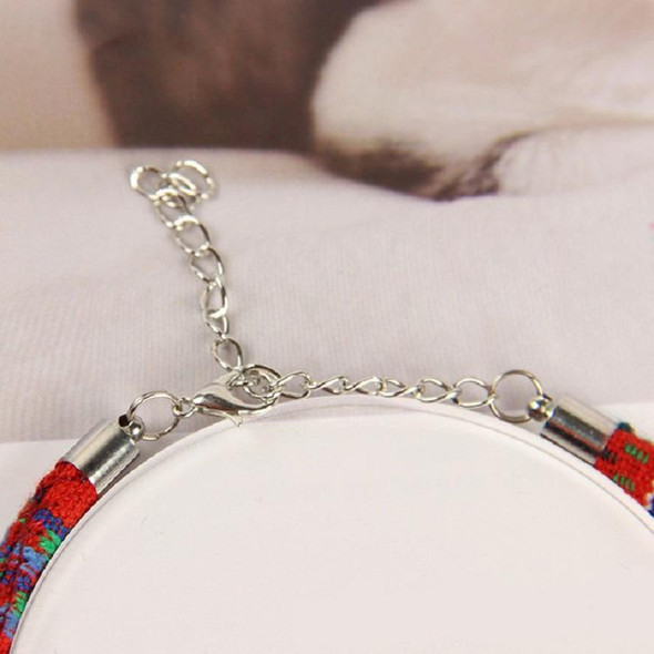 5 PCS Cat Bell Collar Handmade Dog Cat Accessories Neck Collar, Size:Small 22+7cm(Colorful)