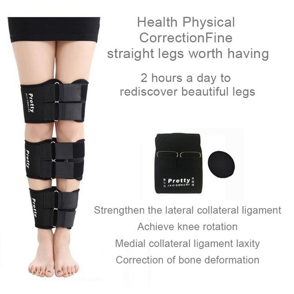 3 PCS/Set Leg Posture Corrector O/X-type Bowlegs Orthotic Bandage Straightening Belt Band, Size: XL(Green)