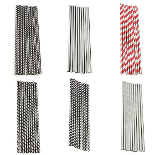 10 Packs Car Air Conditioner Vent U-shaped Electroplating Decorative Strip(Red White Pattern)