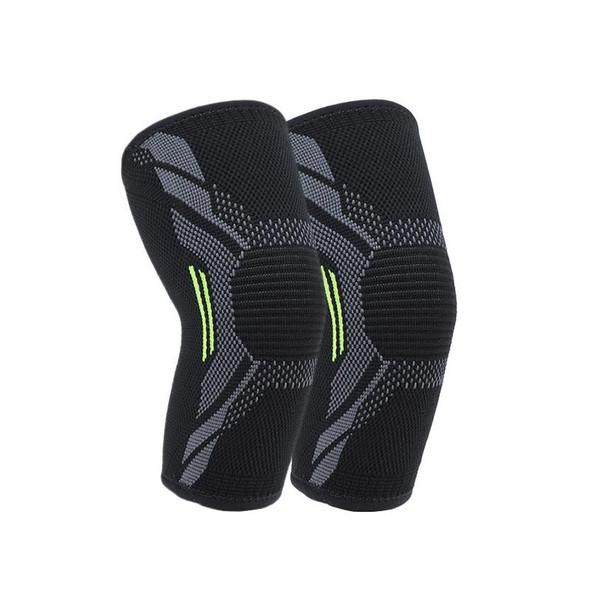 1 Pair Three-dimensional Compression Belt Tightens Comfortable Breathable Warm Elbow Pads(M)
