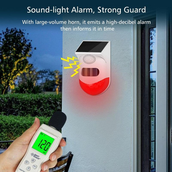 Outdoor Waterproof Solar Infrared Alarm, Spec: Independent