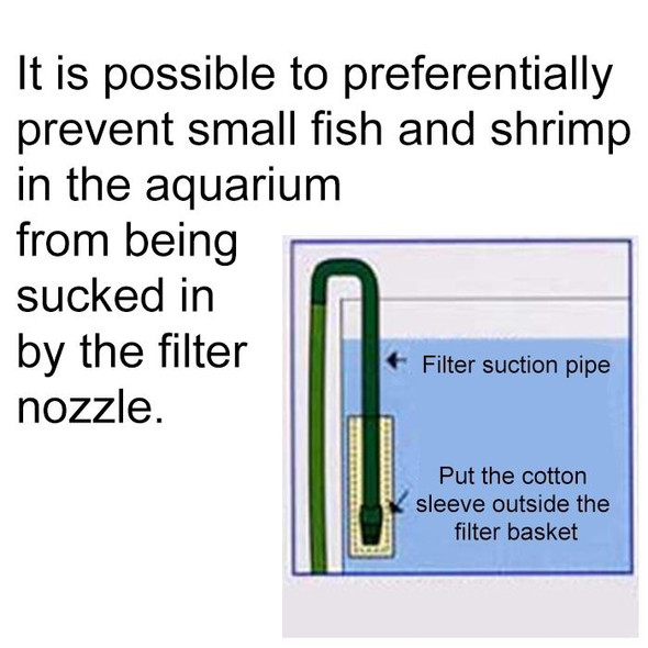 10 PCS Special Protection Cotton Sleeve for Aquarium Filter Suction Port, Inside Diameter: 22mm