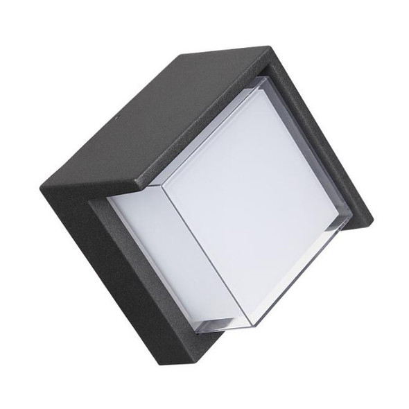 13cm Square Shape 10W 3000K Patio Porch Garden Light Outdoor IP54 Waterproof LED Wall Lamp