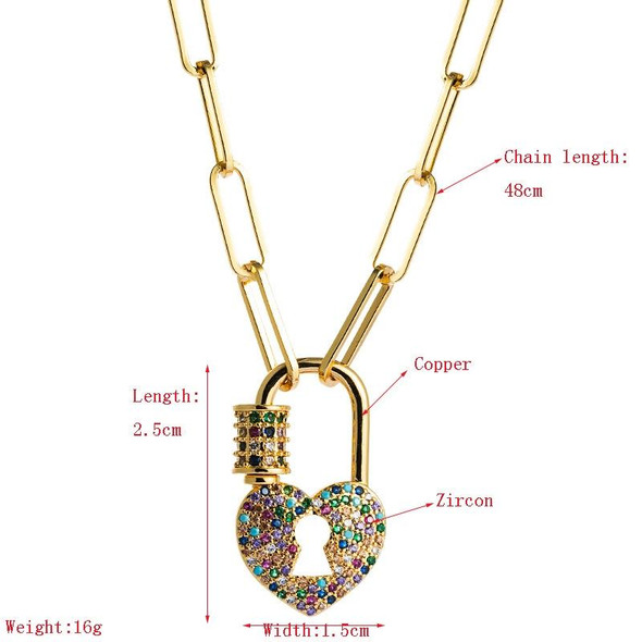 Ladies Exquisite Clavicle Chain Brass Micro-inlaid Zircon Necklace, Style:Cloud