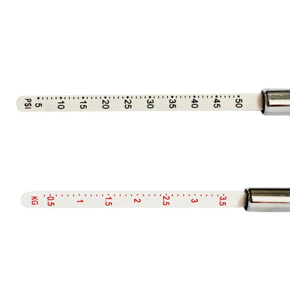 10 PCS Car Tire Pen Car Portable Tire Pressure Gauge(Silver 1092)