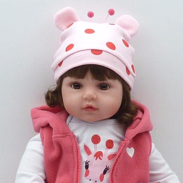 NPK Adorable Lifelike Silicone Baby Girl Doll