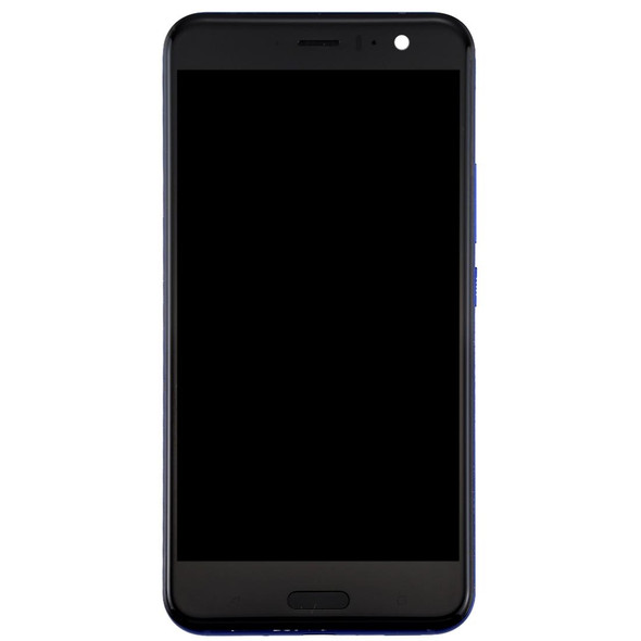 LCD Screen and Digitizer Full Assembly with Frame for HTC U11(Dark Blue)