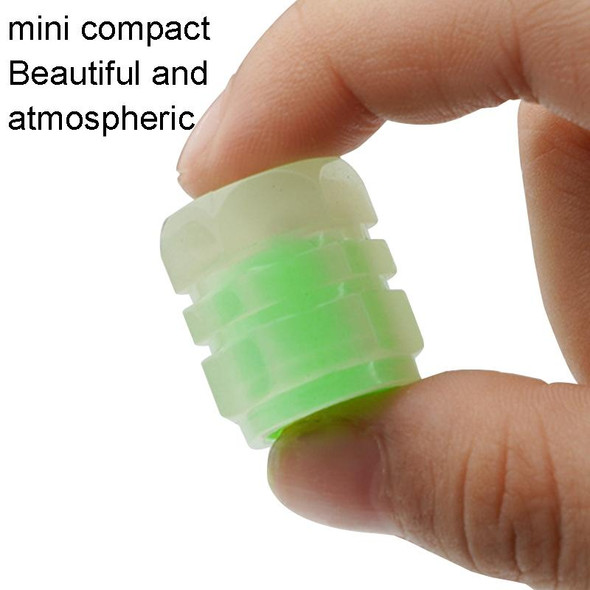 10 Sets Luminous Tire Valve Cap Electric Motorcycle Vacuum Tire Valve Cover, Style: Split Effect