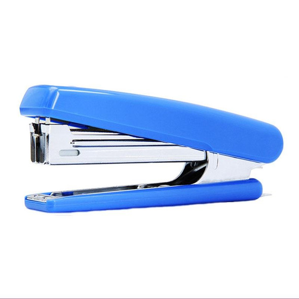 Deli 0222 10 Portable Metal Stapler With Staple Remover Labor Saving Stapler(Blue)