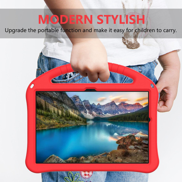 For Samsung Galaxy Tab A9+ EVA Shockproof Tablet Case with Holder(Red)
