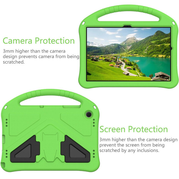 For Samsung Galaxy Tab A9+ EVA Shockproof Tablet Case with Holder(Green)