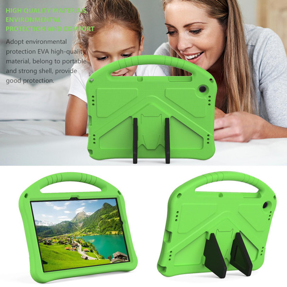 For Samsung Galaxy Tab A9+ EVA Shockproof Tablet Case with Holder(Green)