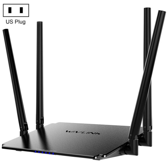 WAVLINK WN532A3 WPA2-PSK 300Mbps Dual Band Wireless Repeater AC1200M Wireless Routers, Plug:US Plug