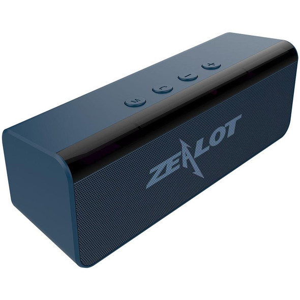 ZEALOT S31 10W 3D HiFi Stereo Wireless Bluetooth Speaker, Support Hands-free / USB / AUX / TF Card (Gray Blue)