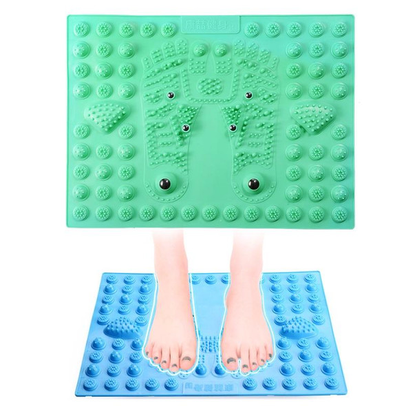 2 PCS Fitness Toe Pressing Board Foot Magnetic Therapy Massage Pad(Green)