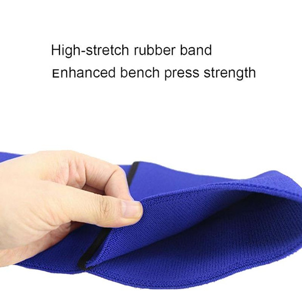 Weightlifting Fitness Protection Elbow Resistance Bandage, Size: L(Blue)