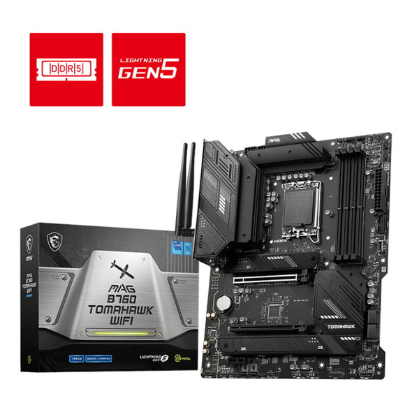 MSI LGA1700 MAG B760 TOMAHAWK WIFI DDR5