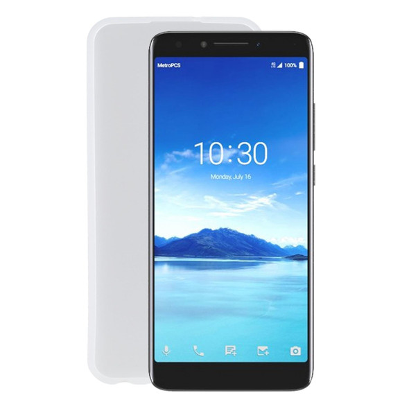 TPU Phone Case - Alcatel 7(Transparent White)