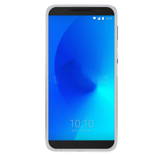 TPU Phone Case - Alcatel 3 2018(5052)(Transparent White)