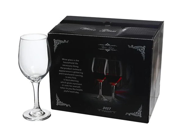 City Glass 6-Piece Stemmed Wine Glass