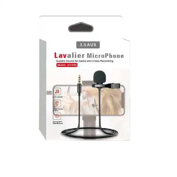 Lavalier 3.5 Aux Microphone With Hi-Fi Voice