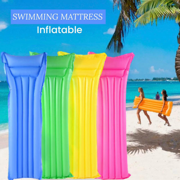 Vibrant Inflatable Pool Air Bed - Durable & Comfortable